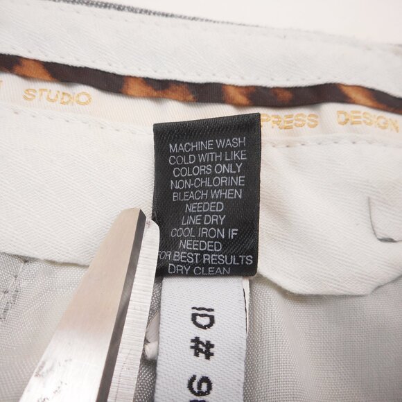 Express Design Studio Women’s Sz 6 Dress Pants Gray Office Careerwear - Picture 9 of 11